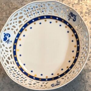 Vintage Eschenbach PORZELLAN Blue Cherubs Celestial